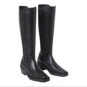 New Genuine calf leather tall boots